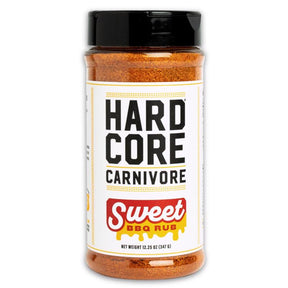 Hardcore Carnivore Sweet BBQ Bar-B-Q Rub/Seasoning 12.25 oz