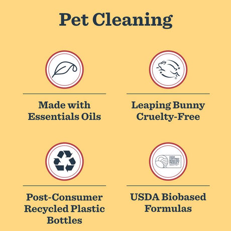 Mrs. Meyer's Clean Day Pets Liquid Odor/Stain Remover 16 oz, Pack of 6