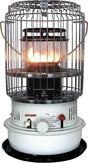 Comfort Glow KW-12A Portable Heater, 1.1 gal Fuel Tank, Kerosene, 10500 Btu, 500 sq-ft Heating Area, Gray