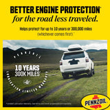 Pennzoil Full Synthetic 0W-20 High Mileage Motor Oil 5 qt 1 pk, Pack of 3