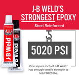 J-B Weld High Strength Automotive Epoxy Paste 1 oz, Pack of 6