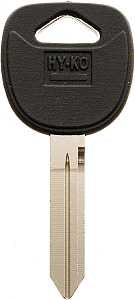 Hy-Ko 12005B102 Key Blank, Brass, Nickel, B102 Key Number, Pack of 5
