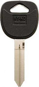 Hy-Ko 12005B102 Key Blank, Brass, Nickel, B102 Key Number, Pack of 5
