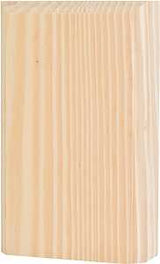 Waddell BTB35 Base Trim Block, 6 in L, 3-3/4 in W, 1 in Thick, Wood