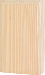 Waddell BTB35 Base Trim Block, 6 in L, 3-3/4 in W, 1 in Thick, Wood