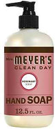 Mrs. Meyer's 17450 Hand Soap, Liquid, Colorless, Rosemary, 12.5 oz