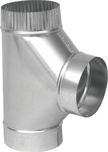 Imperial GV0893 Tee, 6 in, 30 ga Gauge, Steel, Galvanized