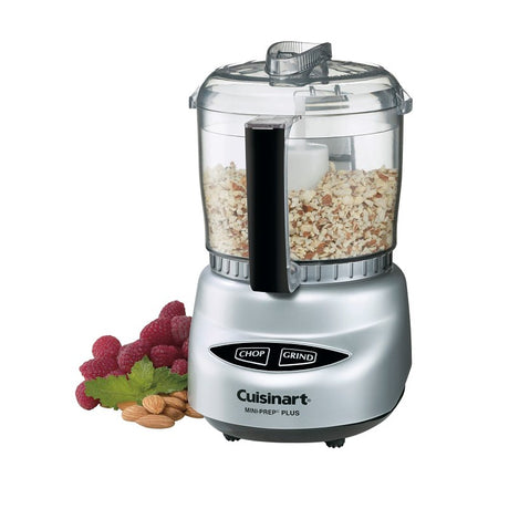Cuisinart DLC-2ABC Food Processor, 24 oz Bowl, 300 W, Touchpad Control, Gray