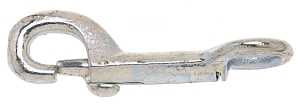 Campbell T7600311 Rigid Eye Bolt Snap, 5/8 in, 70 lb Working Load, Malleable Iron, Zinc