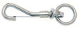 Campbell T7606301 Swiveling Spring Snap, 3/4 in, 80 lb Working Load, Iron/Steel, Zinc-Plated, Pack of 10