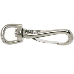 Campbell T7606502 Swiveling Spring Snap, 3/8 in, 30 lb Working Load, Iron/Steel, Nickel-Plated, Pack of 10