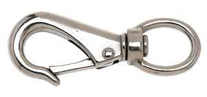 Campbell T7615502 Swiveling Quick Snap, 5/8 in, 80 lb Working Load, Zinc, Nickel