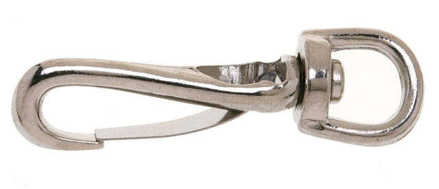 Campbell T7615902 Spring Snap Link, 3/8 in, 30 lb Working Load, Zinc, Nickel-Plated, Pack of 10