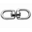 Campbell T7616202 Round Eye Swivel, 3/4 in, 100 lb Working Load, Steel, Nickel-Plated