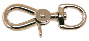 Campbell T7616602 Swiveling Trigger Snap, 3/4 in, 90 lb Working Load, Zinc, Nickel-Plated