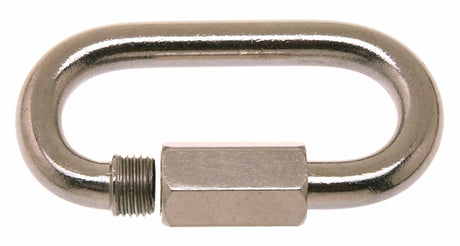Campbell T7630536 Quick Snap Link, 1/4 in, 880 lb Working Load, Stainless Steel, Polished
