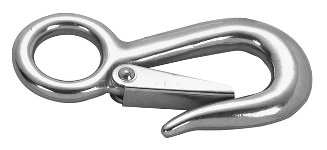 Campbell T7631604 Snap Hook, 3/4 in, 400 lb Working Load, Stainless Steel, Polished