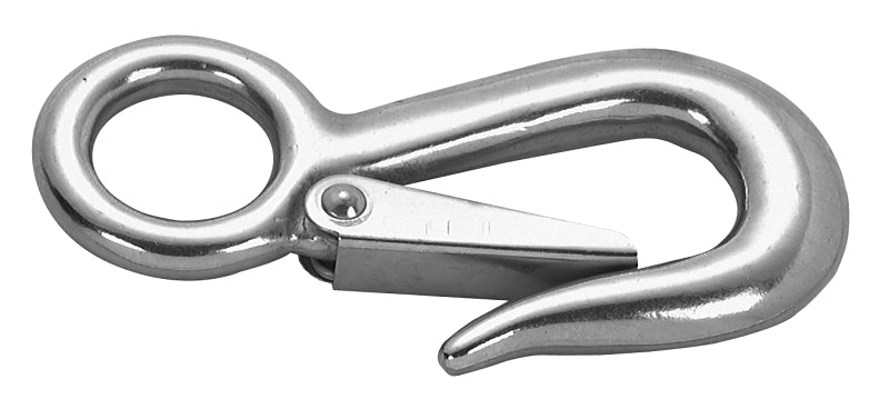Campbell T7631614 Snap Hook, 1-1/8 in, 400 lb Working Load, Stainless Steel