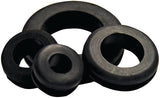 Gardner Bender GHG-1538 Hole Grommet, 3/8 in ID, Vinyl, Black
