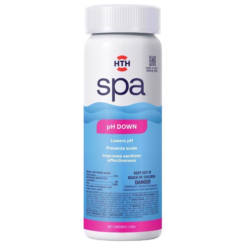 HTH Spa Granule pH Minus 2.5 lb, Pack of 6