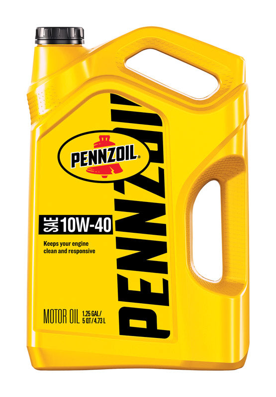 Pennzoil 10W-40 4-Cycle Conventional Motor Oil 5 qt 1 pk, Pack of 3
