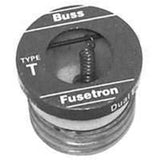 Bussmann T Series BP/T-6-1/4 Plug Fuse, 6.25 A, 125 V, 10 kA Interrupt, Plastic Body, T, Heavy-Duty, Time Delay Fuse