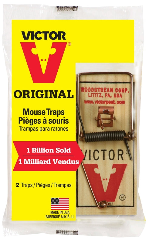 Victor M150 Reusable Mouse Trap, 3.7 in L, 1.7 in W, 0.6 in H