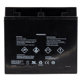 Universal Power Group UB12180 18 Ah 12 V Lead Acid Battery, Pack of 2