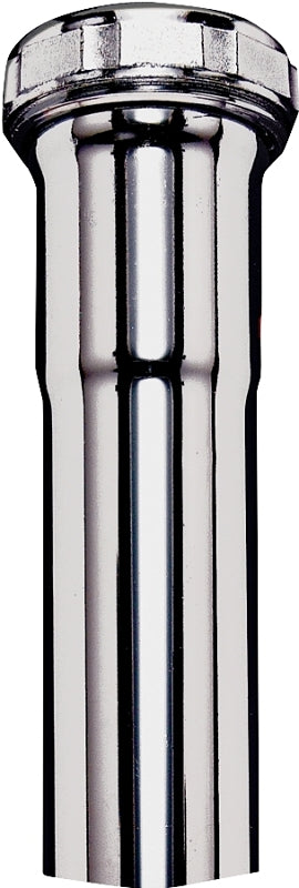 Plumb Pak PP20212 Pipe Extension Tube, 1-1/4 in, 6 in L, Slip-Joint, Chrome