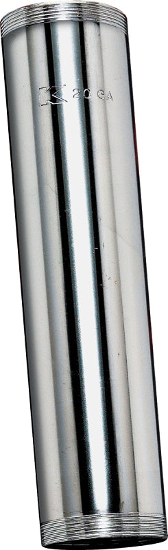 Plumb Pak PP20211 Drain Tube, 1-1/2 in, 6 in L, Brass, Chrome