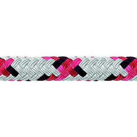 Samson 435020405030 XLS3 Yacht Braid, 5/16″ (8mm) x 500', White w/Red Tracer