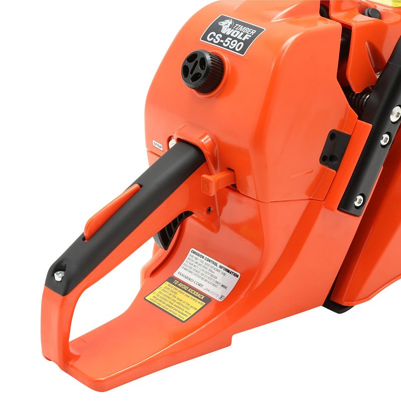 Echo CS-590-20 Chainsaw, Gas, 59.8 cc Engine Displacement, 2-Stroke Engine, 20 in L Bar