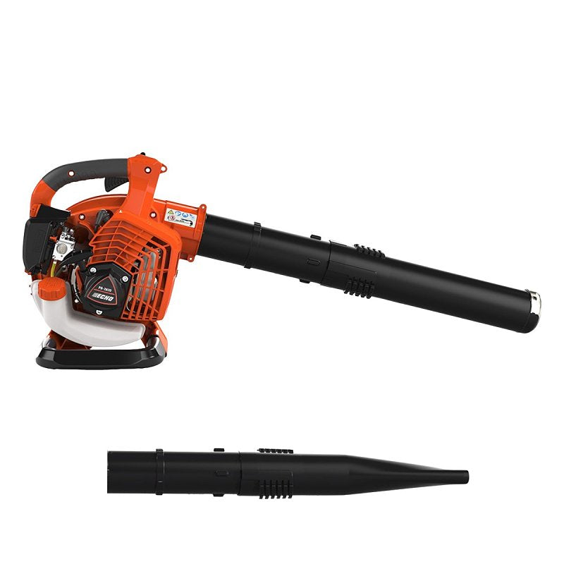 Echo PB-2620 Leaf Blower, Gasoline, 25.4 cc Engine Displacement, 2-Cycle Engine, 1-Speed, 1071 cfm Air, Black/Orange