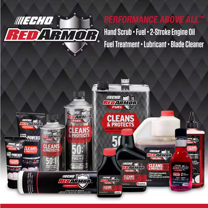 Echo Red Armor 6550002 Engine Oil, 50, 5.2 fl-oz, Bottle, Red, Pack of 6
