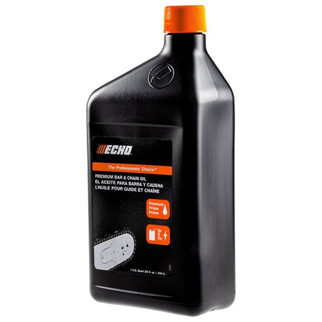 Echo 6459012 Bar and Chain Oil, Amber/Tan, 1 qt, Bottle, Pack of 6