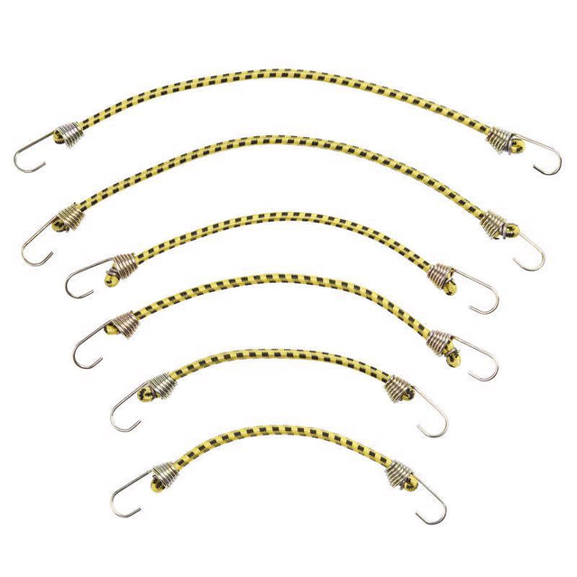 Keeper Assorted Bungee Cord Set assorted in. L X 0.16 in. 1 pk