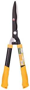 Landscapers Select GH6111 Hedge Shear, Straight with Wave Curve Blade, 7 in L Blade, Steel Blade, Steel Handle