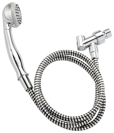 Stylewise K740CP Handheld Shower, 1.8 gpm, 1 -Spray Function, Polished Chrome, 60 in L Hose