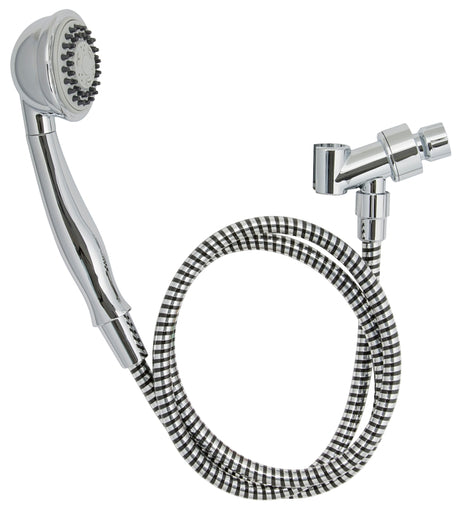 Stylewise K742CP Handheld Shower, 1.8 gpm, 3 -Spray Function, Polished Chrome, 60 in L Hose