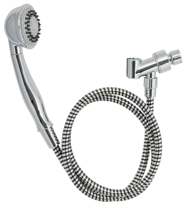 Stylewise K742CP Handheld Shower, 1.8 gpm, 3 -Spray Function, Polished Chrome, 60 in L Hose