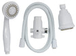 Stylewise K750WH Shower Head Kit, 1.8 gpm, 3 -Spray Function, 60 in L Hose