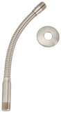 Plumb Pak K780BN Shower Arm and Flange, 11-1/2 in L, Stainless Steel, Brushed Nickel-Plated