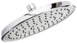 Stylewise K711CP Rain Shower Head with Full Coverage Spray, Round, 1.8 gpm, Polished Chrome, 8.4 in Dia