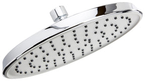 Stylewise K711CP Rain Shower Head with Full Coverage Spray, Round, 1.8 gpm, Polished Chrome, 8.4 in Dia