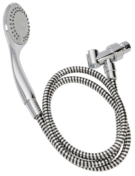 Stylewise K744CP Handheld Shower, 1.8 gpm, 5 -Spray Function, Polished Chrome, 60 in L Hose