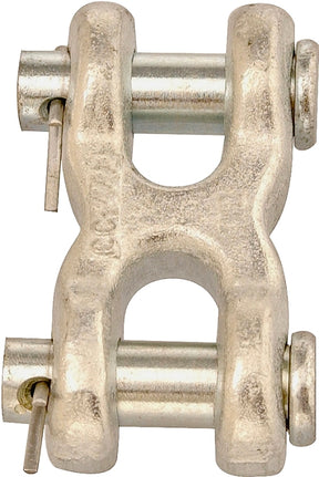 Campbell T5423300 Clevis Link, 1/4 x 5/16 in Trade, 3900 lb Working Load, Steel, Zinc-Plated