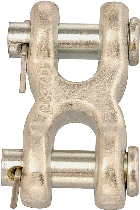 Campbell T5423300 Clevis Link, 1/4 x 5/16 in Trade, 3900 lb Working Load, Steel, Zinc-Plated