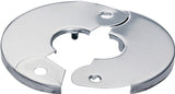 Plumb Pak PP857-4 Floor and Ceiling Plate, 5-5/8 in OD, For: 1-1/2 in Pipes, Chrome
