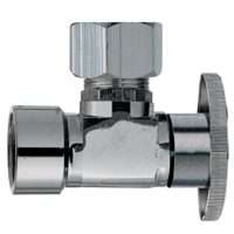 Plumb Pak PP54PCLF Shut-Off Valve, 1/2 x 7/16 in Connection, FIP x Compression, Manual Actuator