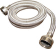 Plumb Pak PP23821 Washing Machine Pressure fill Hose, 3/4 in ID, 4 ft L, FHT, Stainless Steel